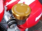 4 Racing CNC gefr�ster Deckel f�r den Kupplungsfl�ssigkeitsbeh�lter Ducati 