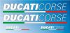 DUCATI CORSE Aufkleber-Set (4 Stk.)