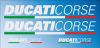 DUCATI CORSE Aufkleber-Set (4 Stk.)