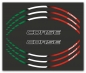 Felgenrand-Aufkleber im neuen Tricolore Corse Design