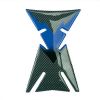 Tankpad "Space" im Carbon-Look blau