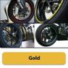 Felgenrandaufkleber " GP Style" gold