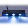 LED-Kennzeichenbeleuchtung, schwarz, flach, E-gepr�ft