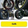 Felgenrandaufkleber " GP Style" gelb