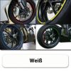 Felgenrandaufkleber " GP Style" weiss