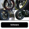 Felgenrandaufkleber " GP Style" schwarz