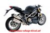 REMUS HEXACONE slip on oben/unten, EG/ABE, Ducati Streetfigther ab Bj.09