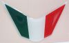 Hochwertiger Doming (Gel) Aufkleber Tricolore  Frontverkleidung 848 / 1098 