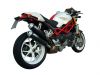 ZARD Slip On Schalld�mpfer 2-2  einseitig Carbon Ducati Monster S4R / S4RS Testastretta ab Bj. 07  mit EG/ABE