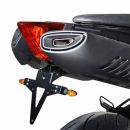 Kennzeichenhalter APRILIA SMV 1200 Dorsoduro, verstellbar, schwarz