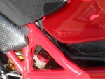 4 Racing CNC gefr�ster Deckel f�r hinteren Bremsfl�ssigkeitsbeh�lter Ducati 