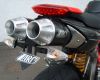 ZARD Slip-on Schalld�mpferpaar "TOP GUN" Kohlefaser Hypermotard 796/1100/1100S/1100Evo