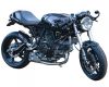 QUAT-D EX-BOX Komplettanlage VA/glasgeperlt mit Kat (Euro 3), EG-BE Ducati 1000 S (bis Bj. 2006)