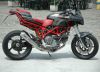 QUAT-D Komplettanlage  "Tronconcono" 2-1 Titan/Inox, inkl. Kat (EURO 3) Ducati Multistrada 1000+S / 1100+S  (Bj. 2003 - 2009)