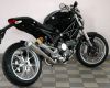 QUAT-D Komplettanlage 2-1 "Slimline" VA poliert / konisch Ducati Monster 796 / 1100 / 1100 EVO