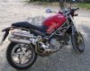 SIL-MOTO Schalld�mpfer Titan/2-2hoch/rund Ducati Monster MS2R 800/1000 / MS4R