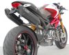 Zard Komplettanlage 2-1-2 "Penta" Alu/schwarz-VA mit Katalysator (Euro 3) Ducati Monster 1100