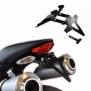 Kennzeichenhalter schwarz verstellbar Ducati Monster 696