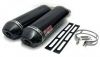 SIL-MOTO Schalld�mpferpaar oval Carbon Aprilia Dorsoduro 750