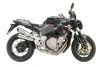 SIL-MOTO Schalld�mpferkit Megaphon hochgelegt VA/geb�rstet MV Agusta Brutale