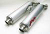 SIL-MOTO Schalld�mpferpaar Alu/Inox/ hochgelegt/80dB Ducati 900SS/851/888 