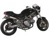 MARVING Schalld�mpferpaar "Megaphon" hoch VA / geb�rstet Ducati Monster 600/620/750/800/900/1000/S4 
