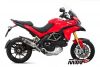 MIVV Auspuff Sport OVAL SLIP-ON f�r Ducati MULTISTRADA 1200 ab Bj. 2010