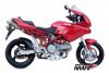 MIVV Auspuff Sport X-Cone SLIP-ON Underseat f�r Ducati MULTISTRADA 1000/1100 ab Bj. 2004