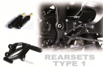 ValterMoto Fu�rastenanlage "Start" Typ 1 Ducati Monster 696