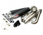 SIL-MOTO 2-2 Komplettanlage oval (54-60 mm Kr�mmerquerschnitt) Carbon Ducati 748/916/996