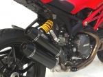 Zard Slip-on Schalld�mpferpaar Carbon rund  mit Kat. (Euro3) und EG/ABE Ducati Monster 1100 EVO