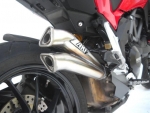 ZARD V2 Schall�mpfer 2-1 slip-on Edelstahl Ducati MULTISTRADA 1200 mit EG/ABE